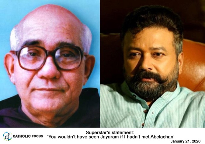Superstar Jayaram speaks about his Mentor Abelachan